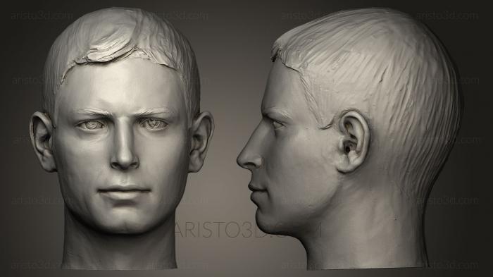 Busts and heads antique and historical (BUSTA_0226) 3D model for CNC machine